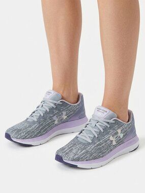 Under Armour Women's Charged Impulse 2 Knit Running Shoes Gray Purple Size 9 NIB